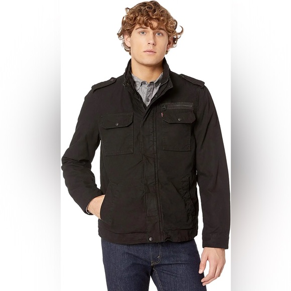 Levi's Jackets & Coats Levis Mens Sherpa Lined Washed Cotton